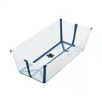 Babypark Stokke flexi bath xl transparant blue aanbieding