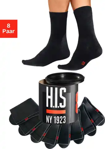 Heine Sokken in zwart van h.i.s aanbieding