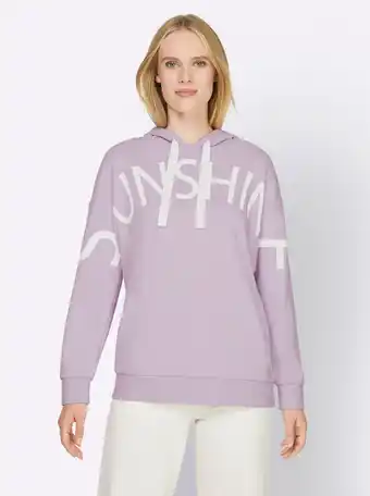 Heine Sweatshirt in lila van heine aanbieding