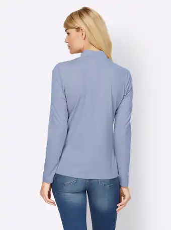 Heine Shirt in bleu gemêleerd van heine aanbieding