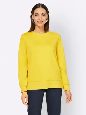 Heine Sweatshirt in limoen van heine aanbieding