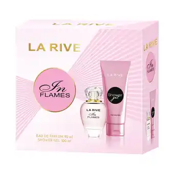 Douglas La rive in flames 90ml eau de parfum + 100ml showergel giftset aanbieding