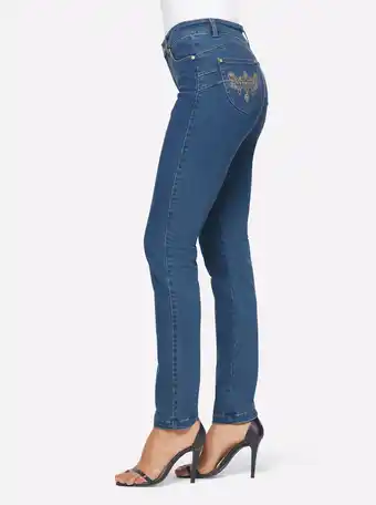 Heine Jeans in blue-stonewashed van heine aanbieding