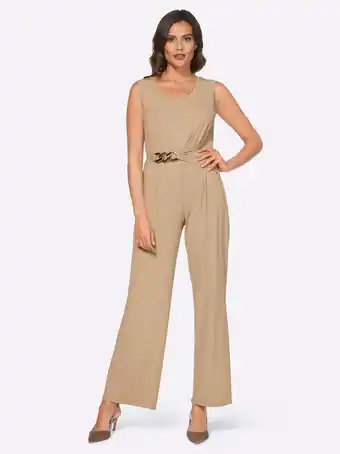 Heine Jumpsuit in sesam van heine aanbieding