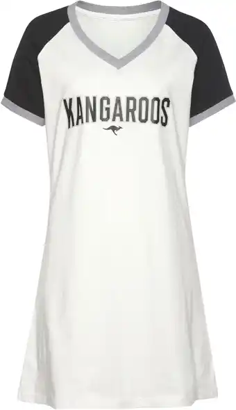 Heine Bigshirt in zwart/wit van kangaroos aanbieding