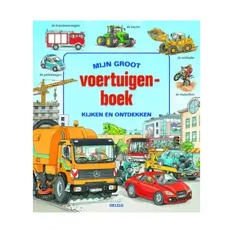 Babypark Deltas kinderboek - mijn groot voertuigenboek aanbieding