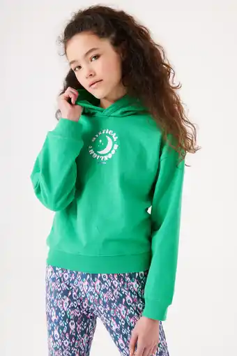 Jeans Centre Garcia hoodie groen aanbieding