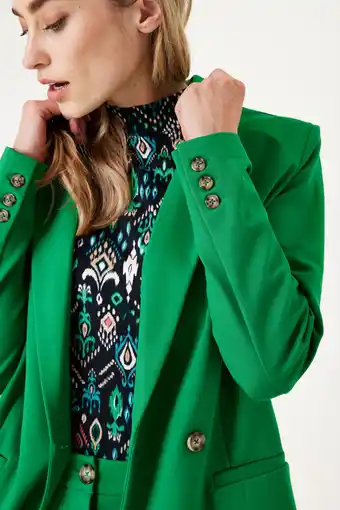 Jeans Centre Garcia blazer groen aanbieding