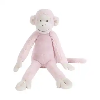 Babypark Happy horse monkey mickey knuffel 45 cm pink aanbieding