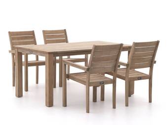 Kees Smit Rough-s dining tuinset 160cm 5-delig stapelbaar aanbieding