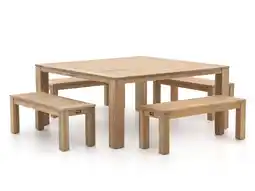 Kees Smit Rough-x 170x170cm picknickset 5-delig aanbieding