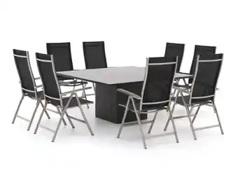 Kees Smit Bernstein koblenz 160cm dining tuinset 9-delig aanbieding