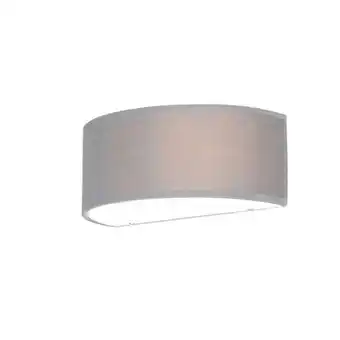 Lampenlicht.nl Wandlamp half rond grijs - drum aanbieding