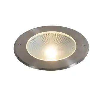 Lampenlicht.nl Moderne grondspot staal incl. led 20w - bridge aanbieding