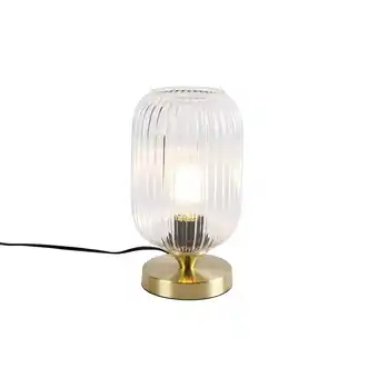 Lampenlicht.nl Art deco tafellamp messing - banci aanbieding