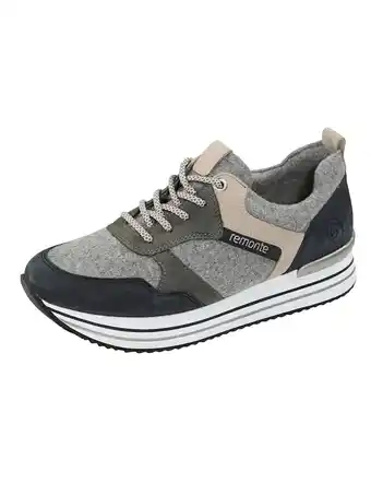 Klingel Sneaker met remonte tex-finish remonte grijs/blauw aanbieding