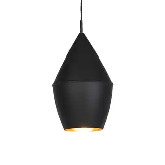 Lampenlicht.nl Moderne hanglamp zwart met goud - depeche-jacob aanbieding