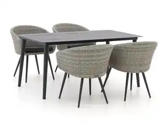 Kees Smit Manifesto veruno/sora 160cm dining tuinset 5-delig aanbieding