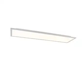 Lampenlicht.nl Plafondlamp staal 120cm incl. led met afstandsbediening - liv aanbieding