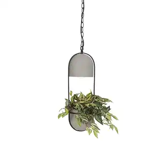 Lampenlicht.nl Landelijke hanglamp beton rond - fauna a aanbieding