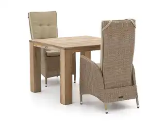 Kees Smit Intenso fabrizi/rough-x 100cm dining tuinset 3-delig verstelbaar aanbieding