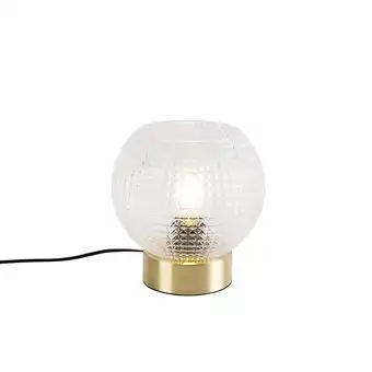 Lampenlicht.nl Art deco tafellamp messing - sphere aanbieding