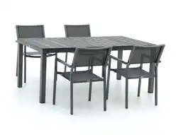 Kees Smit Bellagio roma/fidenza 183cm dining tuinset 5-delig stapelbaar aanbieding