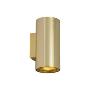 Lampenlicht.nl Design wandlamp goud rond 2-lichts - sab honey aanbieding