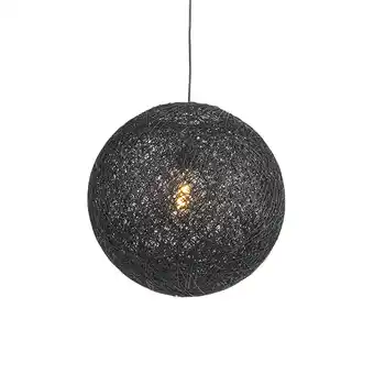 Lampenlicht.nl Hanglamp zwart 45 cm - corda aanbieding