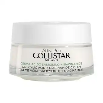 Douglas Collistar attivi puri salicylic acid + niacinamide cream aanbieding