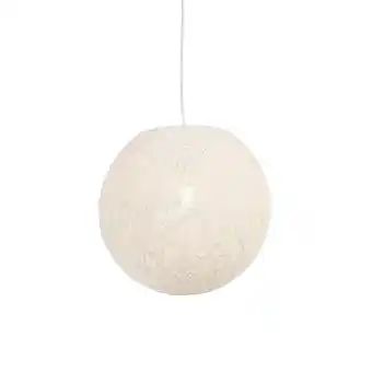 Lampenlicht.nl Landelijke hanglamp wit 35 cm - corda aanbieding