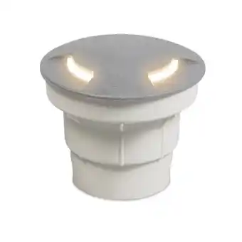 Lampenlicht.nl Moderne buiten grondspot grijs incl. led ip67 - ceci 2 aanbieding