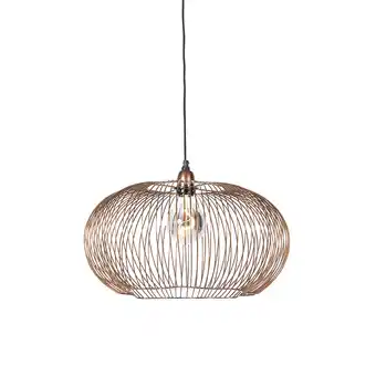 Lampenlicht.nl Industriële hanglamp koper 49 cm - finn aanbieding