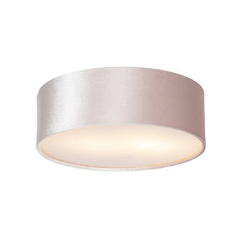 Lampenlicht.nl Moderne plafondlamp roze 30 cm met gouden binnenkant - drum aanbieding