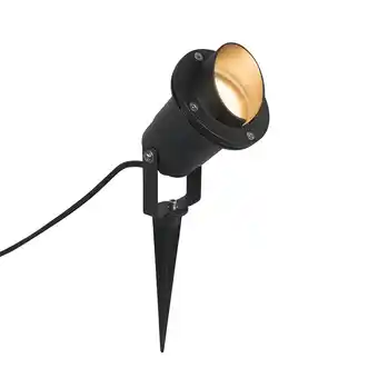 Lampenlicht.nl Tuinspot-prikspot zwart incl. snoer en stekker ip65 - done aanbieding