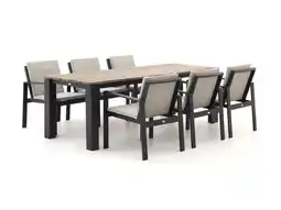 Kees Smit Bellagio vezzano/lagundo 230cm dining tuinset 7-delig aanbieding