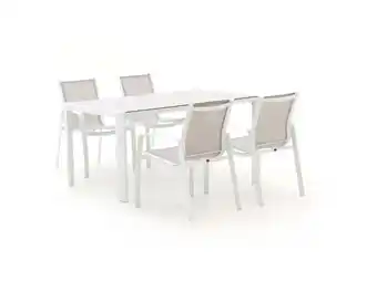 Kees Smit R&s design altea/mirato 160cm dining tuinset 5-delig stapelbaar aanbieding