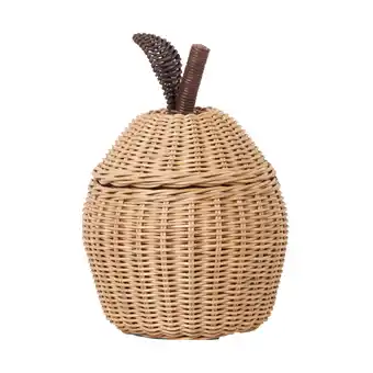 Babypark Ferm living apple braided opbergmand small natural aanbieding