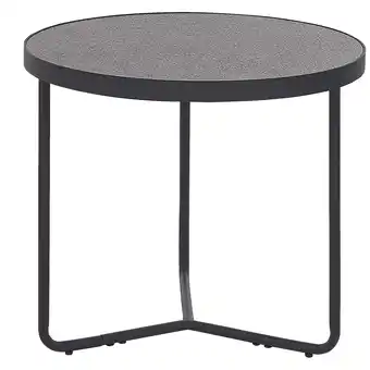 Beliani Salontafel betonlook met zwart melody aanbieding