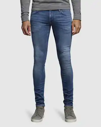 Only for Men Cast iron fander super slim heren jeans aanbieding