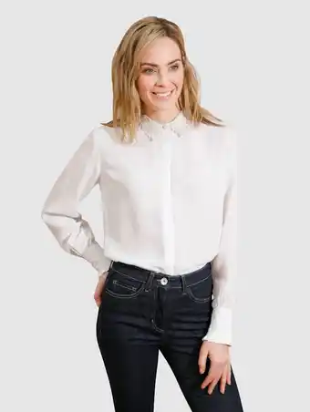 Klingel Blouse met kanten kraag komplimente wit aanbieding