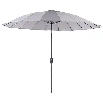 Beliani Parasol lichtgrijs ⌀ 255 cm baia aanbieding