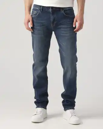 Only for Men J.c. rags jimmy royal blue heren jeans aanbieding