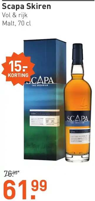 Gall & Gall Scapa Skiren , 70 cl aanbieding