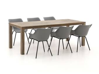 Kees Smit Suns vasca/rough-s 220cm dining tuinset 7-delig aanbieding