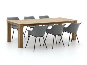 Kees Smit Suns vasca/rough-x 240cm dining tuinset 7-delig aanbieding