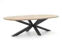 Kees Smit Rough-y ellips dining tuintafel 280x130cm aanbieding