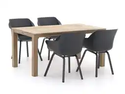 Kees Smit Hartman sophie element/rough-s 160cm dining tuinset 5-delig aanbieding