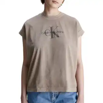 Plutosport Calvin klein mineral dye shirt dames aanbieding