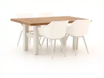 Kees Smit Hartman sophie studio/yasmani 180cm dining tuinset 5-delig aanbieding